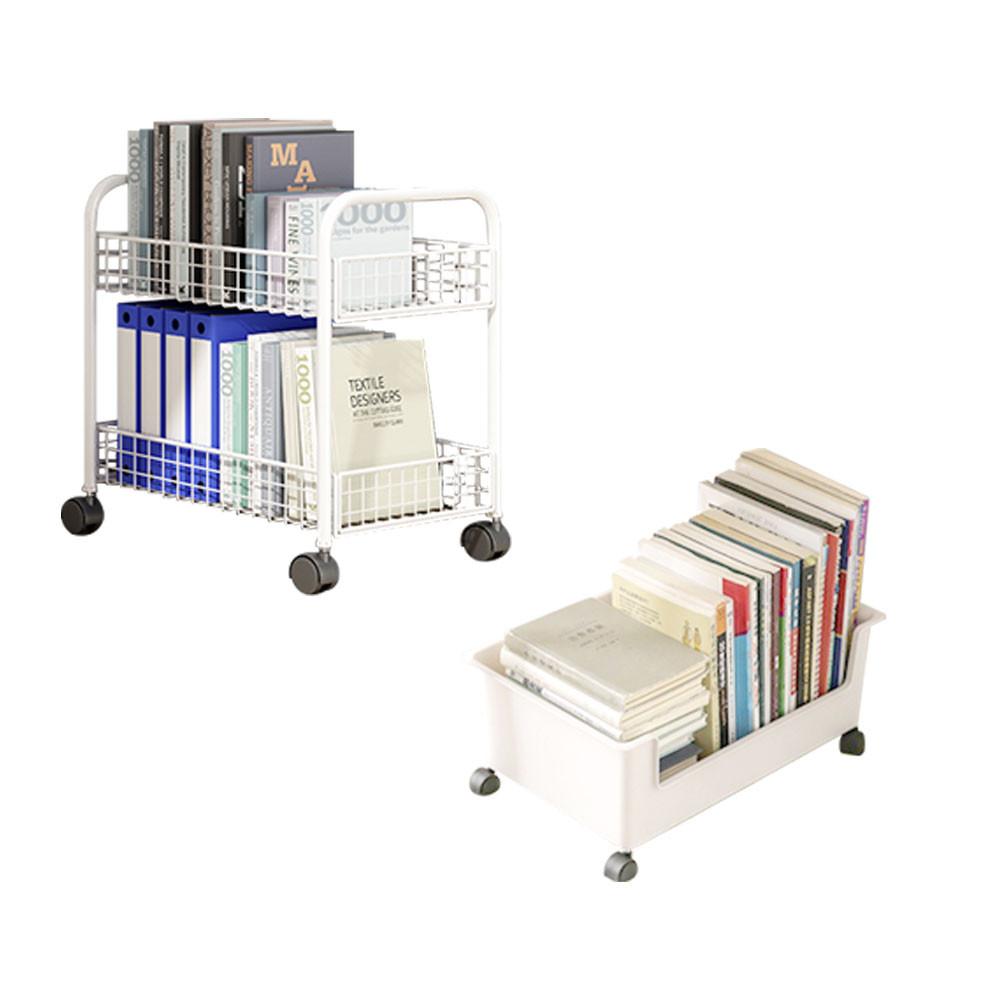 이동식 북트롤리 북카트 책꽂이 ORT 가방 보관함 정리함