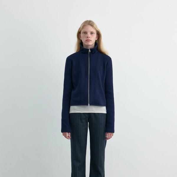 SEMI BOOTCUT SLACKS _ CLASSIC STRIPE