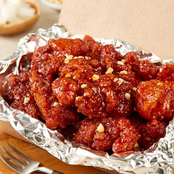 렌지쿠캣 닭강정 2종 (매콤달콤/마늘간장)