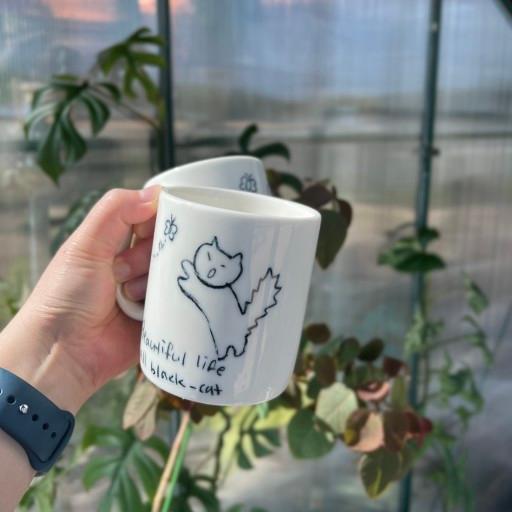 Beautiful life cat 머그