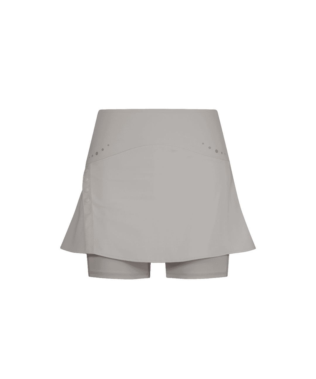 *PREVIEW* Button Slit Skirt Shorts / Warm Grey