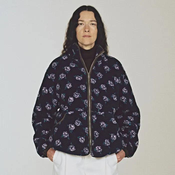 [3차] Rose Fleece Jumper (Navy)