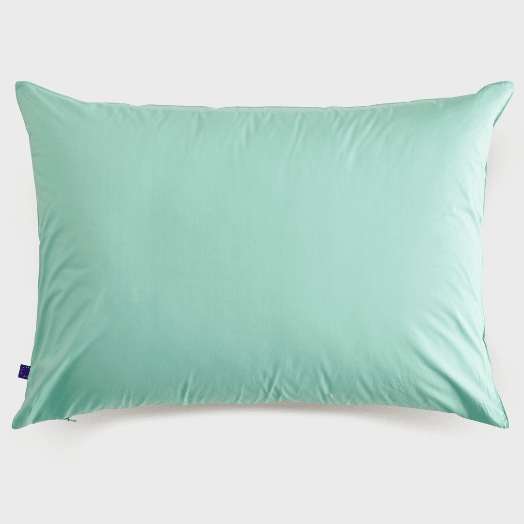 [29CM 단독] 민트그린 솔리드 레이어드 베개커버 50X70 (알러지케어/순면)