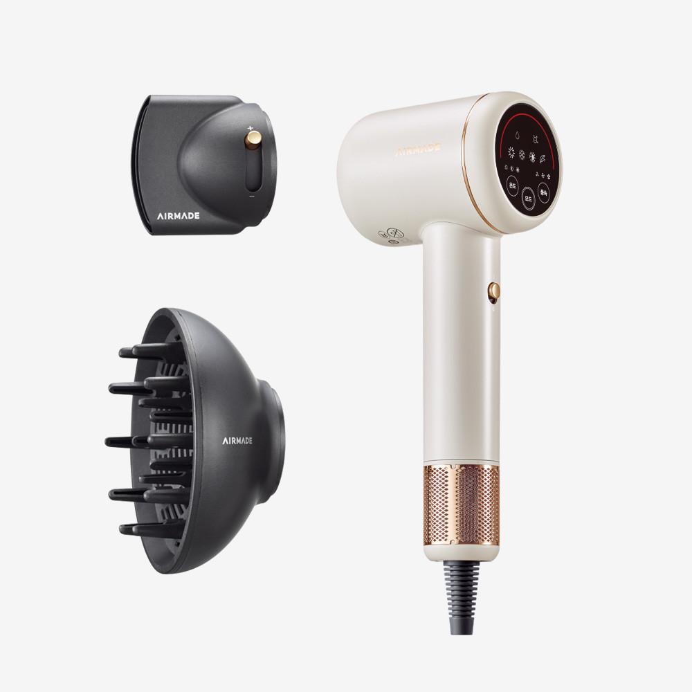 에어메이드 프리미엄 헤어 드라이기 슈퍼글로닉 AMS-1600D 고출력 여행용 드라이어