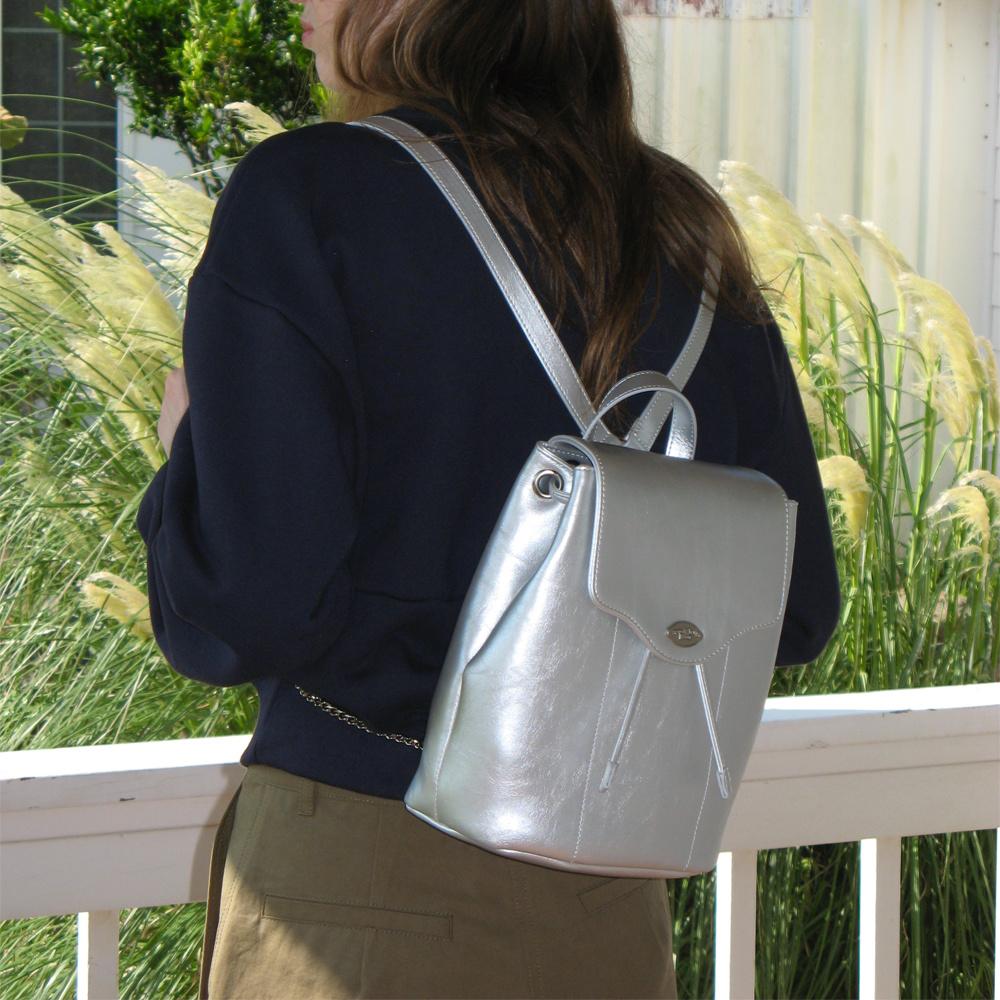 fle backpack - silver