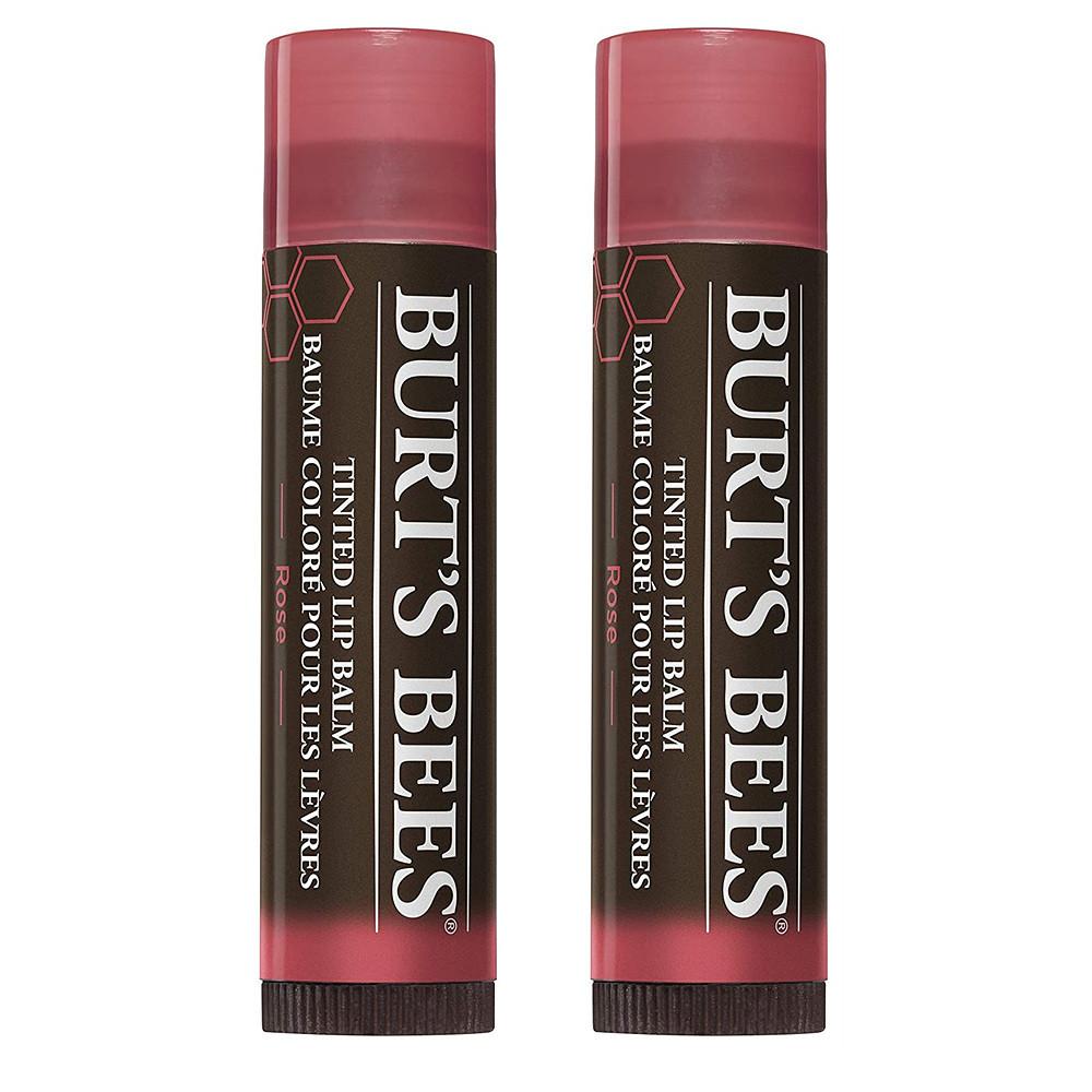 Burts Bees 버츠비 틴티드 립밤 로즈 1+1