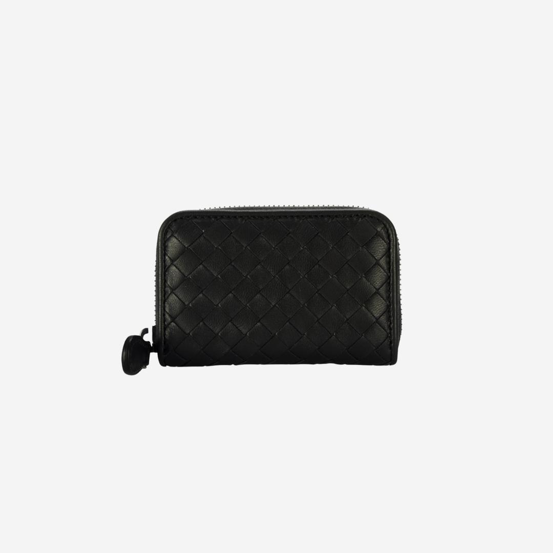 Bottega Veneta Zipped Coin Purse Black
