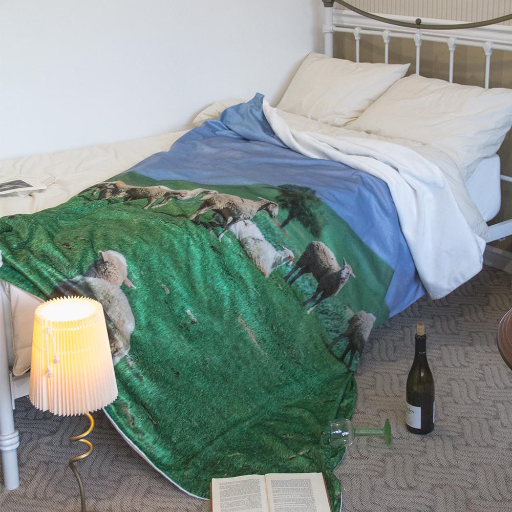 양 빈티지 극세사이불 대형담요 극세사블랭킷 BLANKET