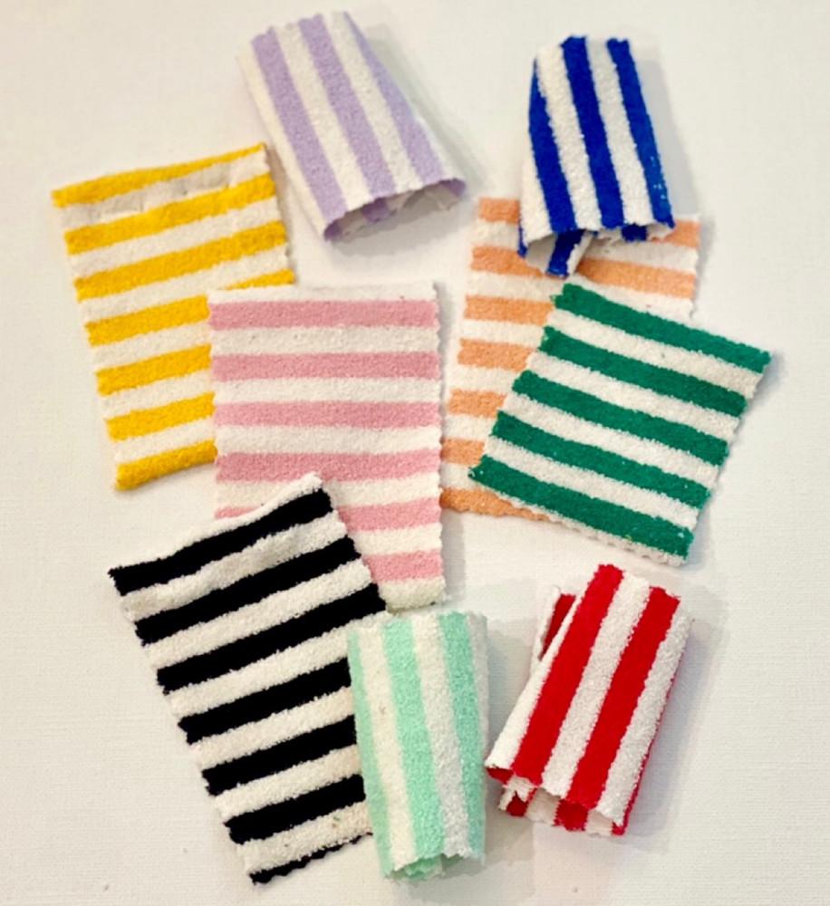 빠삐용 줄무늬 테리원단 12color 스트라이프 타올지