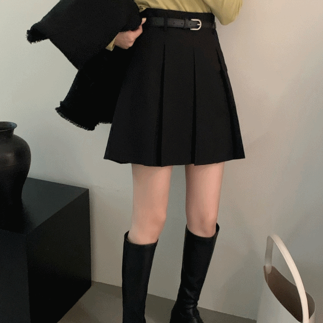 당일배송 [무배] 베이직 플리츠 핀턱 A라인 벨트 플레어 새틴 미니스커트 (4C) 트레이닝치마세트 청치마 롱스커트 플리츠스커트 카고스커트 미디스커트 플레어스커트 미니스커트 샤스커트 새틴스커트 핀턱스커트 롱청치마 코튼스커트 멜빵치마 머메이드스커트 랩스커트