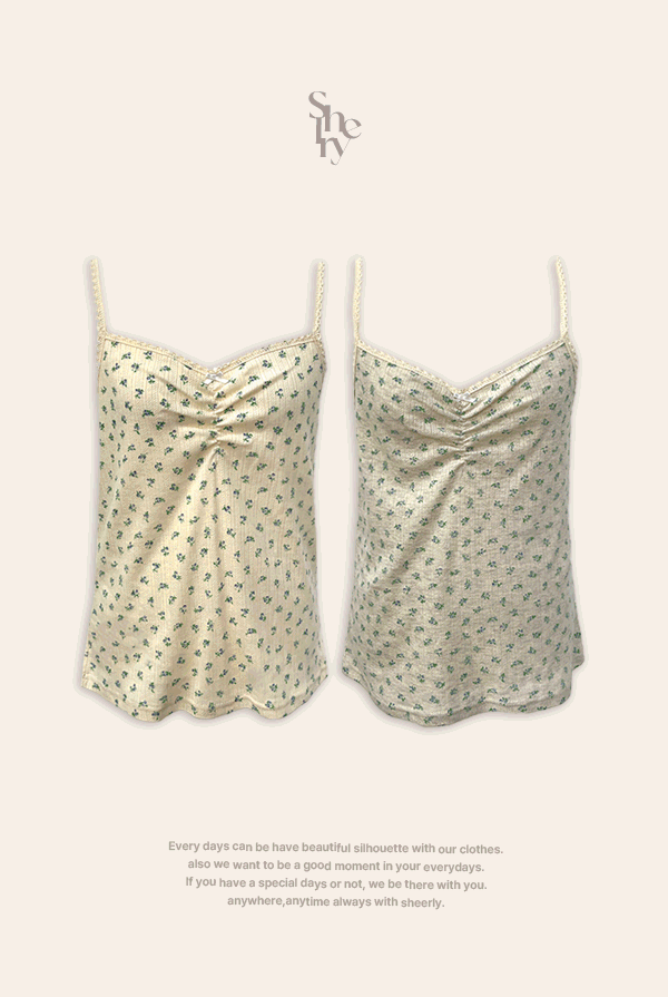 [55-99][SHEERLY]잔꽃 레이스 나시(2color)