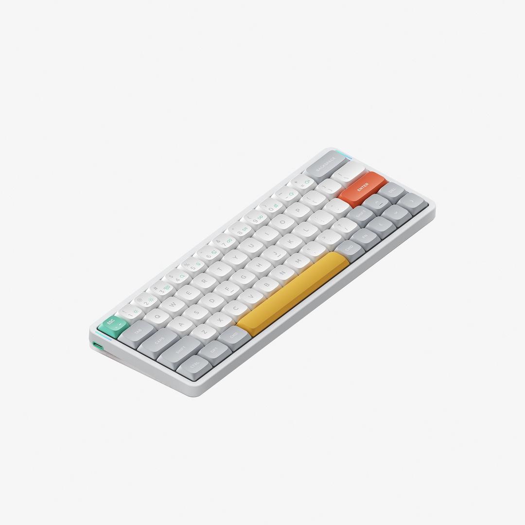 NuPhy Air60 V2 - Ionic White / Brown 2.0