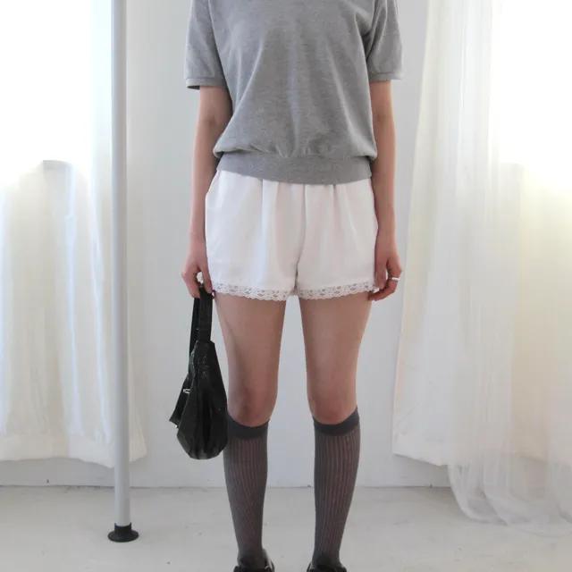 silky lace shorts [2c]