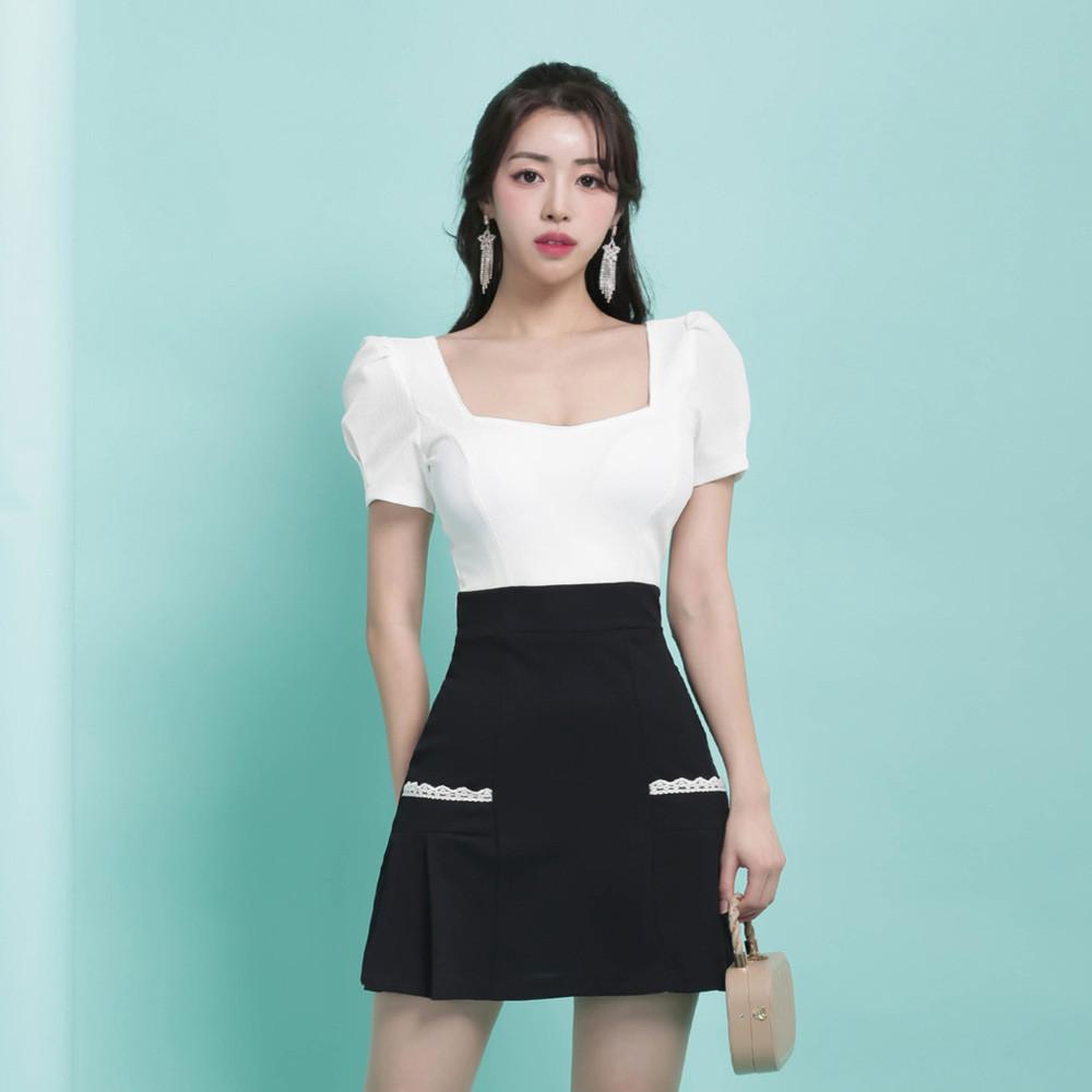 미니홀복 모임룩 날씬핏 아나운서룩 섹시 홀복원피스
