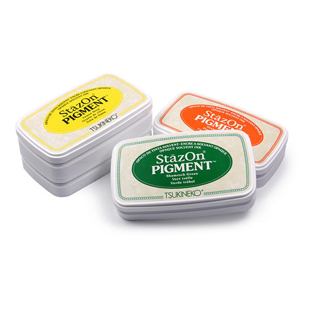 유성잉크패드 스테이즈온 피그먼트 츠키네코 StazOn Pigment (12색상)