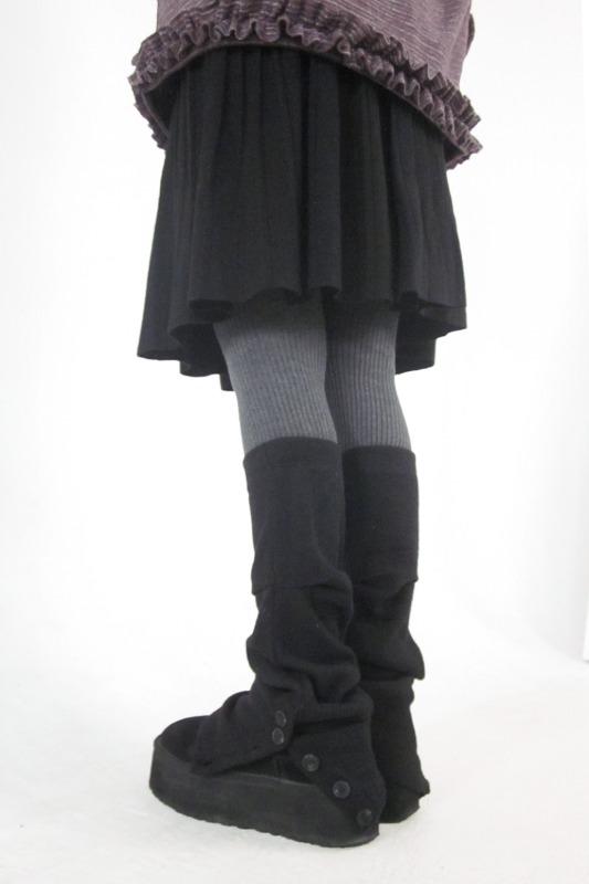 히피디피 button legwarmer (2color)