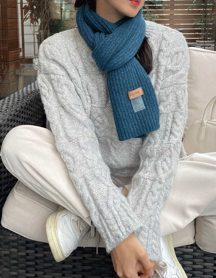 [미진행]푸름 꽈배기 니트 3Color