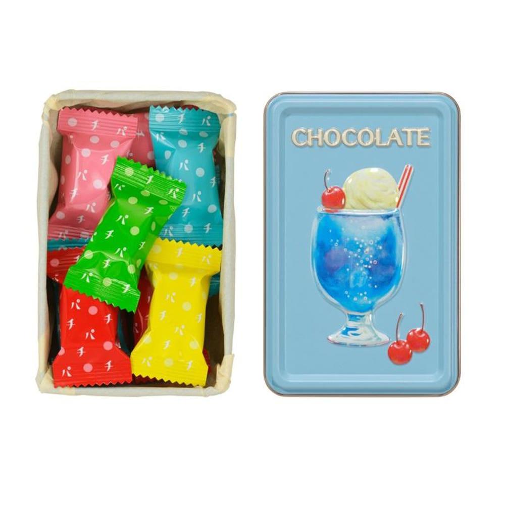 메리스 초콜릿 2025년 레트로 미니 틴 케이스 캔디 초콜릿 10개입