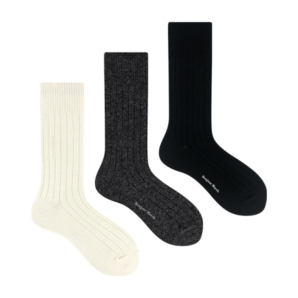 봉주르마치 울양말 울삭스 베이직울삭스 베이직울양말 겨울양말 Plain wool socks_B급