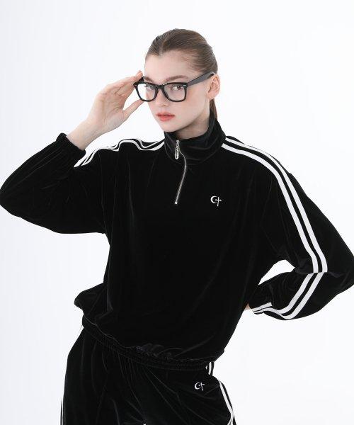 0 3 레이지데이 벨벳 집업 탑