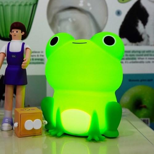 개구리 무드등 실리콘 캐릭터 수면등