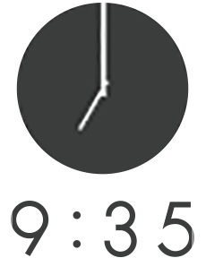9시 35분