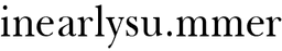 인얼리서머