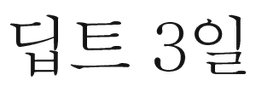 딥트 3일