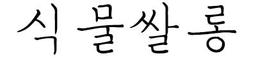 식물쌀롱