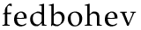 페드보헤브