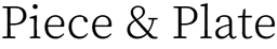 피스앤플레이트