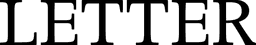 레터