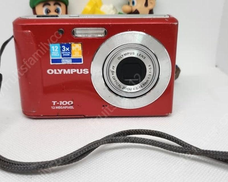  올림푸스 T-100 레드 빈티지 레트로 디카 