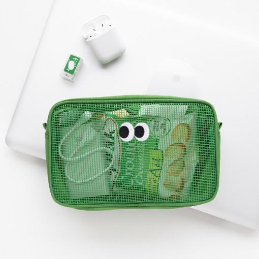 [라이브워크]솜솜 메쉬 블록파우치 L 4color