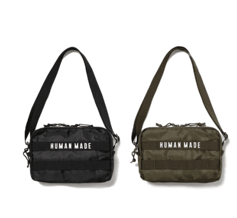 휴먼메이드  밀리터리 파우치    HUMAN MADE MILITARY LIGHT POUCH