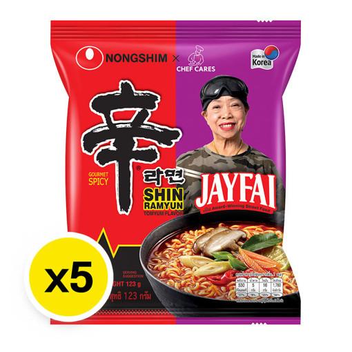 태국 신라면 쩨파이 똠얌 JAYFAI 똠양 5개