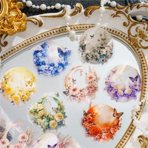 빈티지다꾸 로맨틱 데일리 플라워 가든 pet 마스킹 테이프