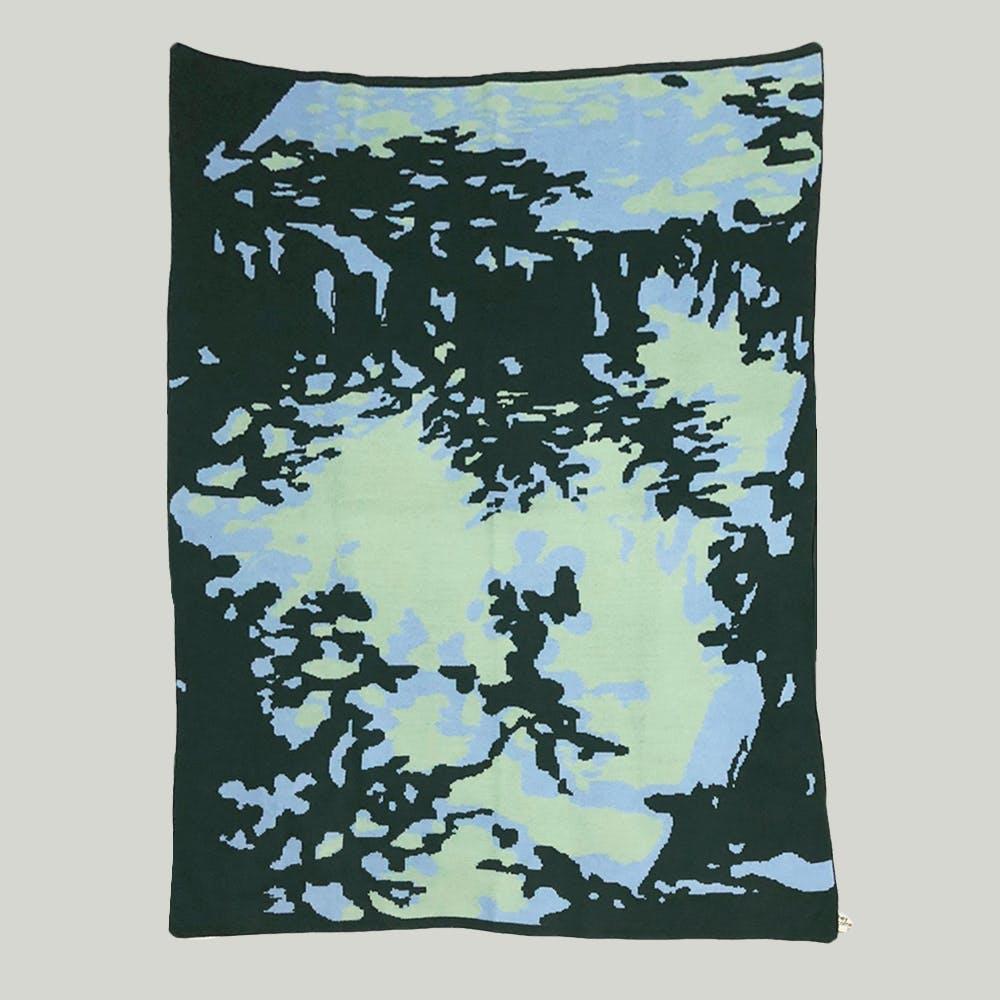 정글 니트 블랭킷