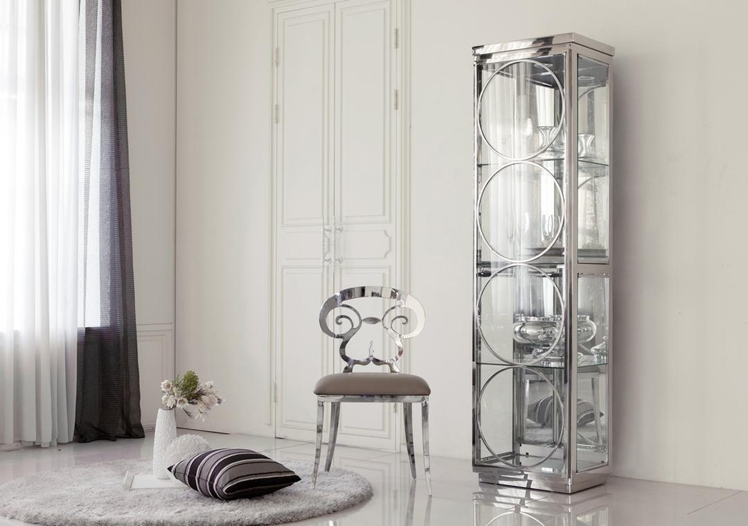 헤라 명품 가구 원형장식장