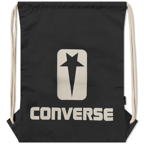 Converse x Rick Owens DRKSHDW Drawstring Bag Black & Pelican