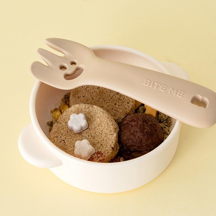 바잇미 강아지 사료 스푼 펫 포크 동결건조 사료 습식 화식 생식 전용 반려견 애견 숟가락 1p 