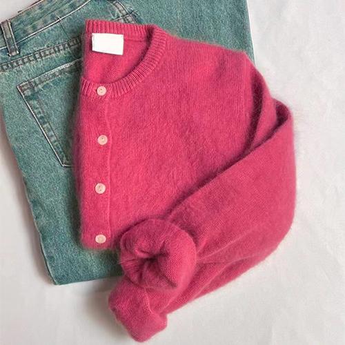 ★금요특가 자정마감 50%★비비드 캔디 니트 가디건