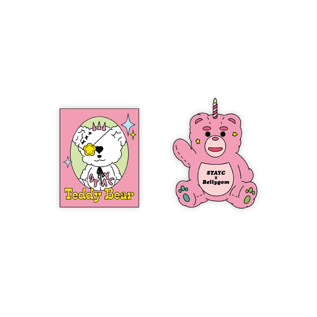 스테이씨 - 03 금속뱃지 / STAYC Teddy Bear Pop-Up House MD