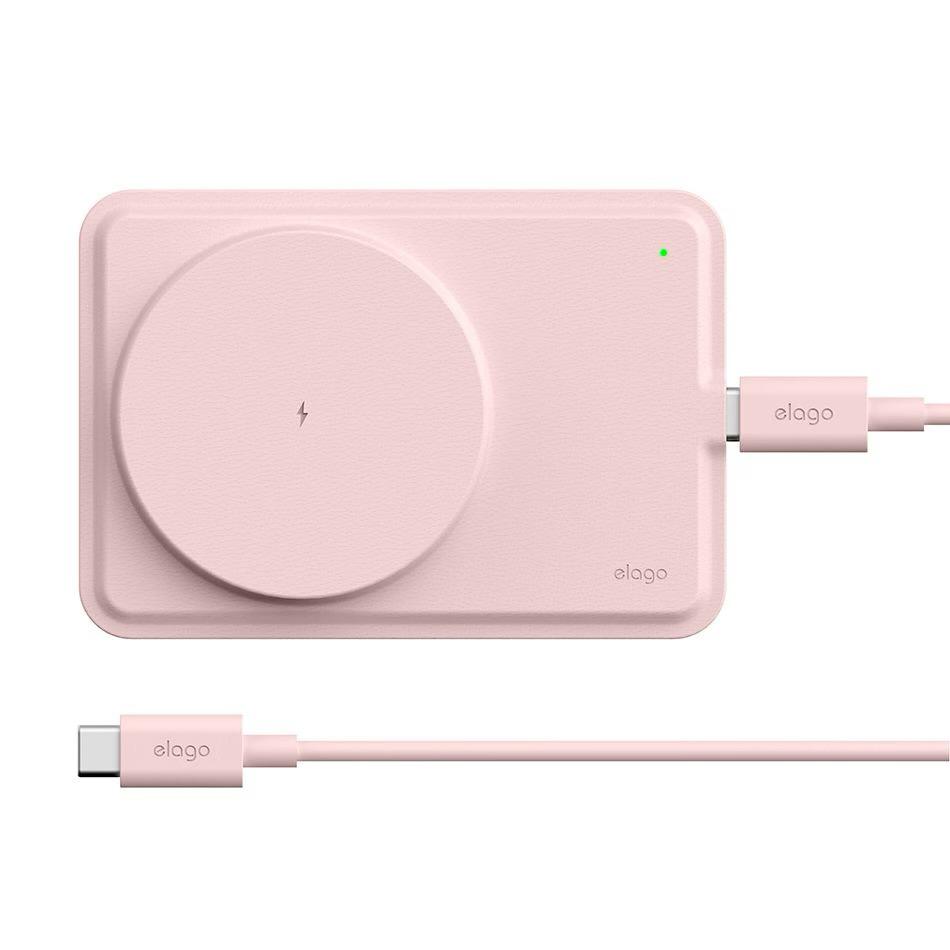 아이폰 전용 맥세이프 15W 고속 무선 충전 패드 (마그네틱 데스크매트 호환)