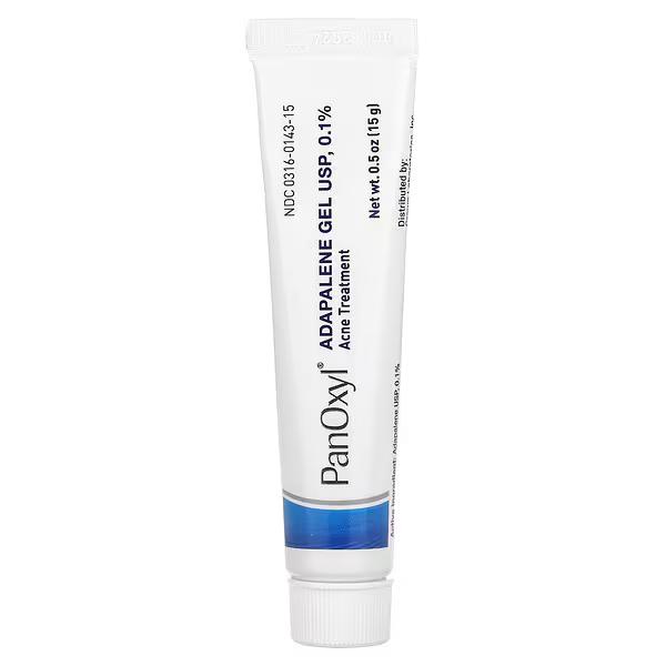 PanOxyl, 아다팔렌 겔 USP, 0.1%, 여드름 치료제, 15g(0.5oz)