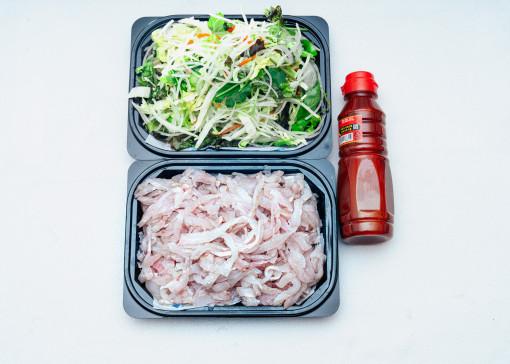 참가자미회 용가자미회 무침회 밀키트(500g)(회+싱싱야채+초장 구성)