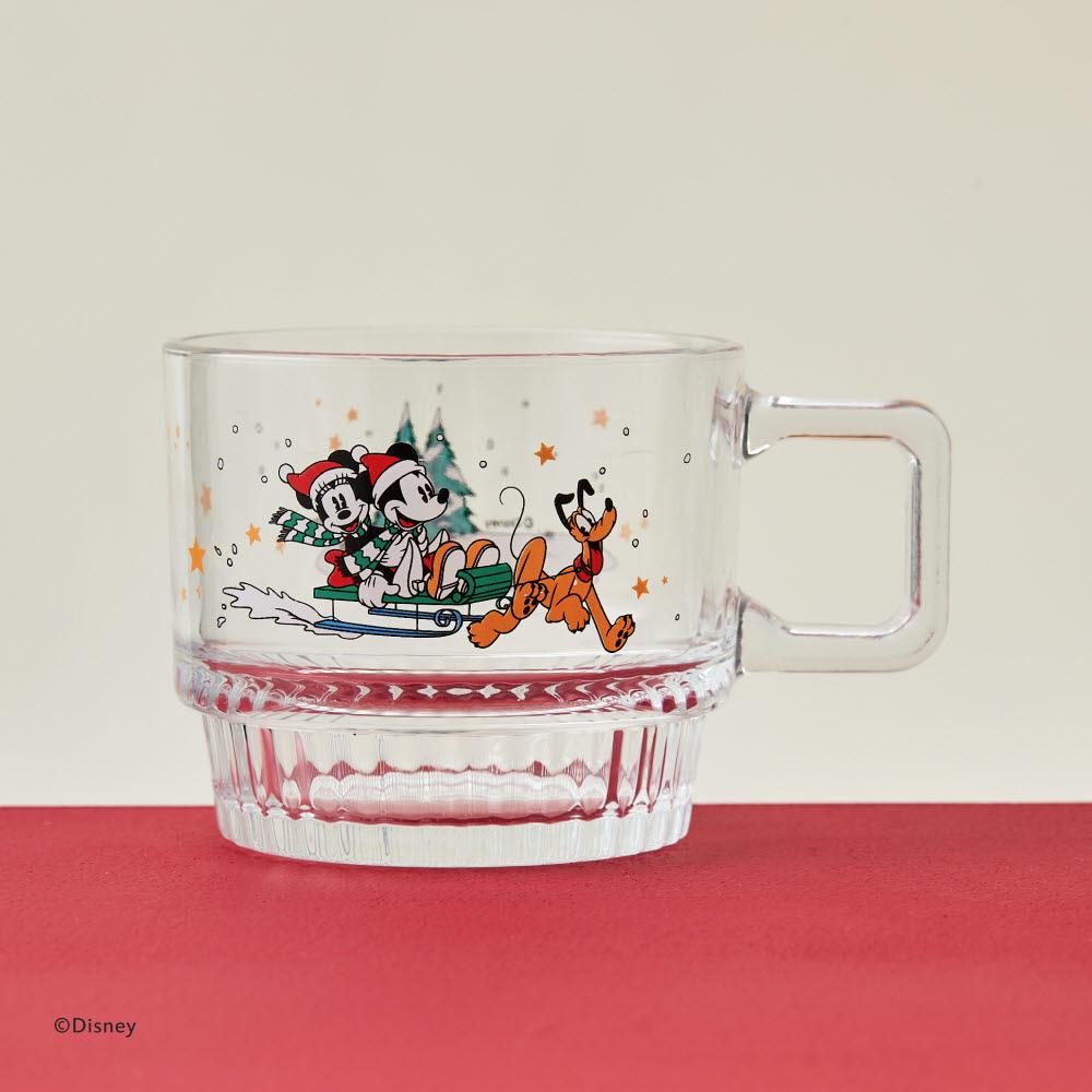 [디즈니] 크리스마스 유리 시리얼볼 340ml