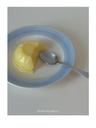 Summer Blue Plate 카네수즈 플레이팅 카페 디저트 접시