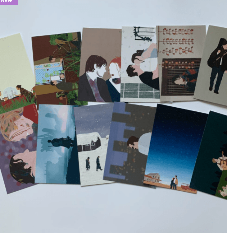 [쫑니그림] [리퍼브] 영화 일러스트 엽서 12종 SET
