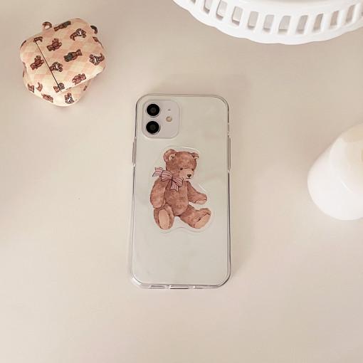 Ribbon Bear 테디베어 아크릴 스마트톡